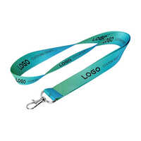 16mm Identity Card Lanyard - Color: Blue