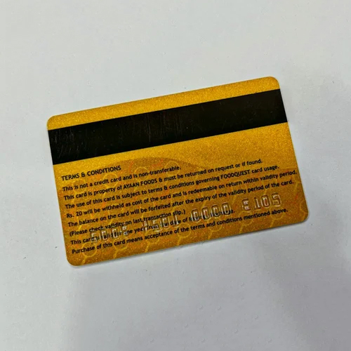 Membership Embossed Card - Feature: Easy To Carry