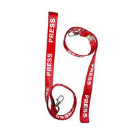 Satin Printed Id Card Tag - Color: Golden