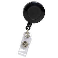 15x30mm Yoyo Id Card Clip - Color: Black And Silver