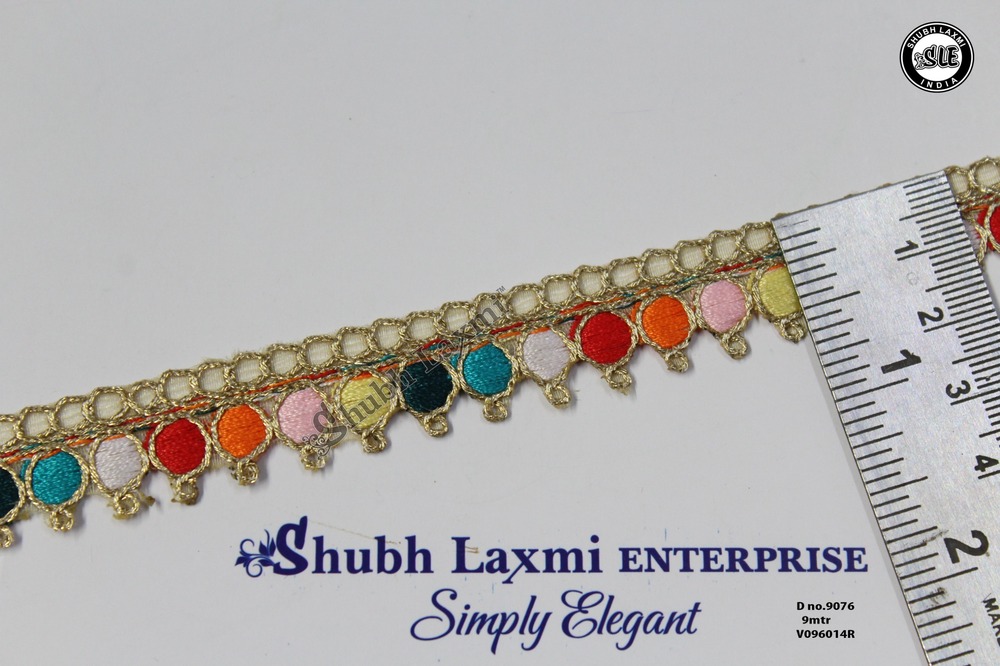 Multi Colour Embroidery Lacer