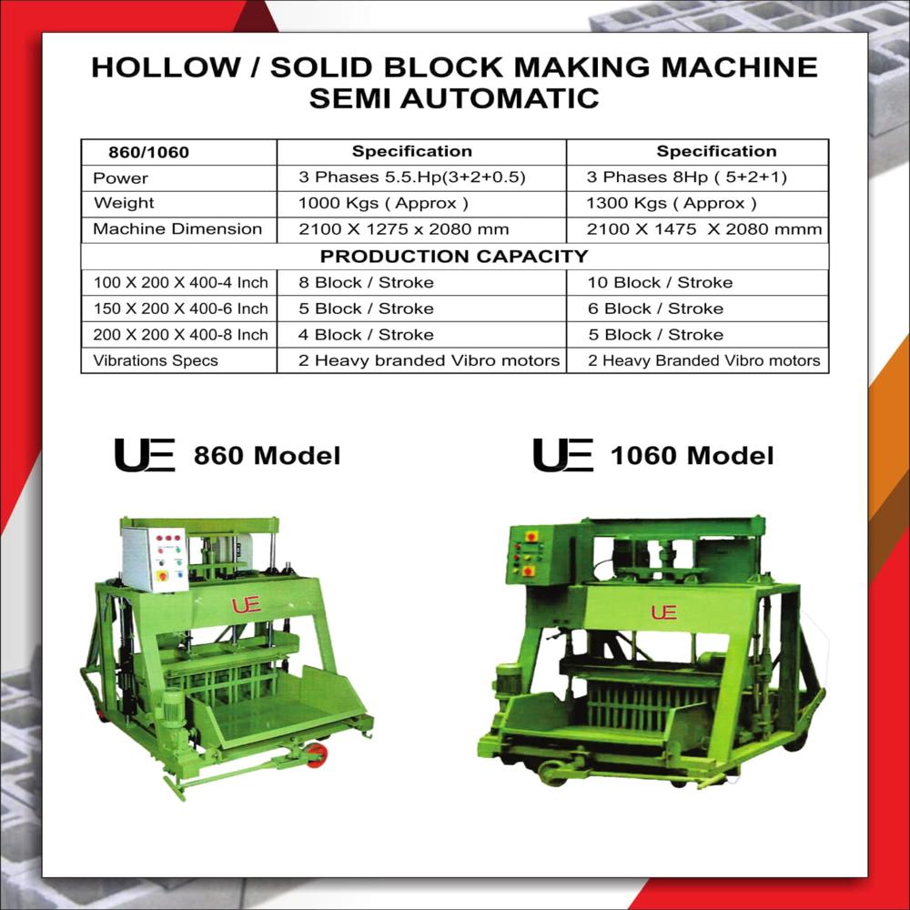 Paving block making machine 