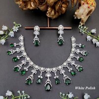 AD Pearl charm Necklace