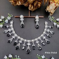AD Pearl charm Necklace