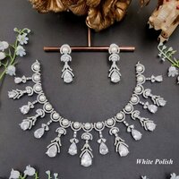 AD Pearl charm Necklace