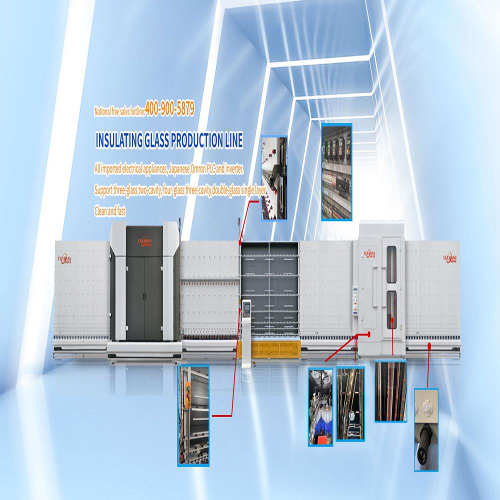 Insulating glass machine production line