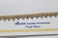 Golden Zari Stone Lace