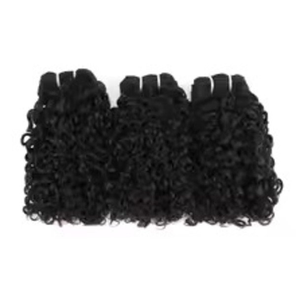 Deep Curly Brazilian Human Hair Bundles Weave Weft Hair Extensions 10-28inch
