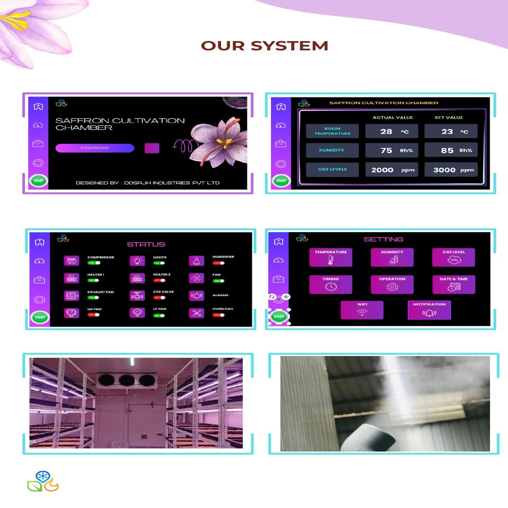 Hi-tech Saffron Cultivation Chamber