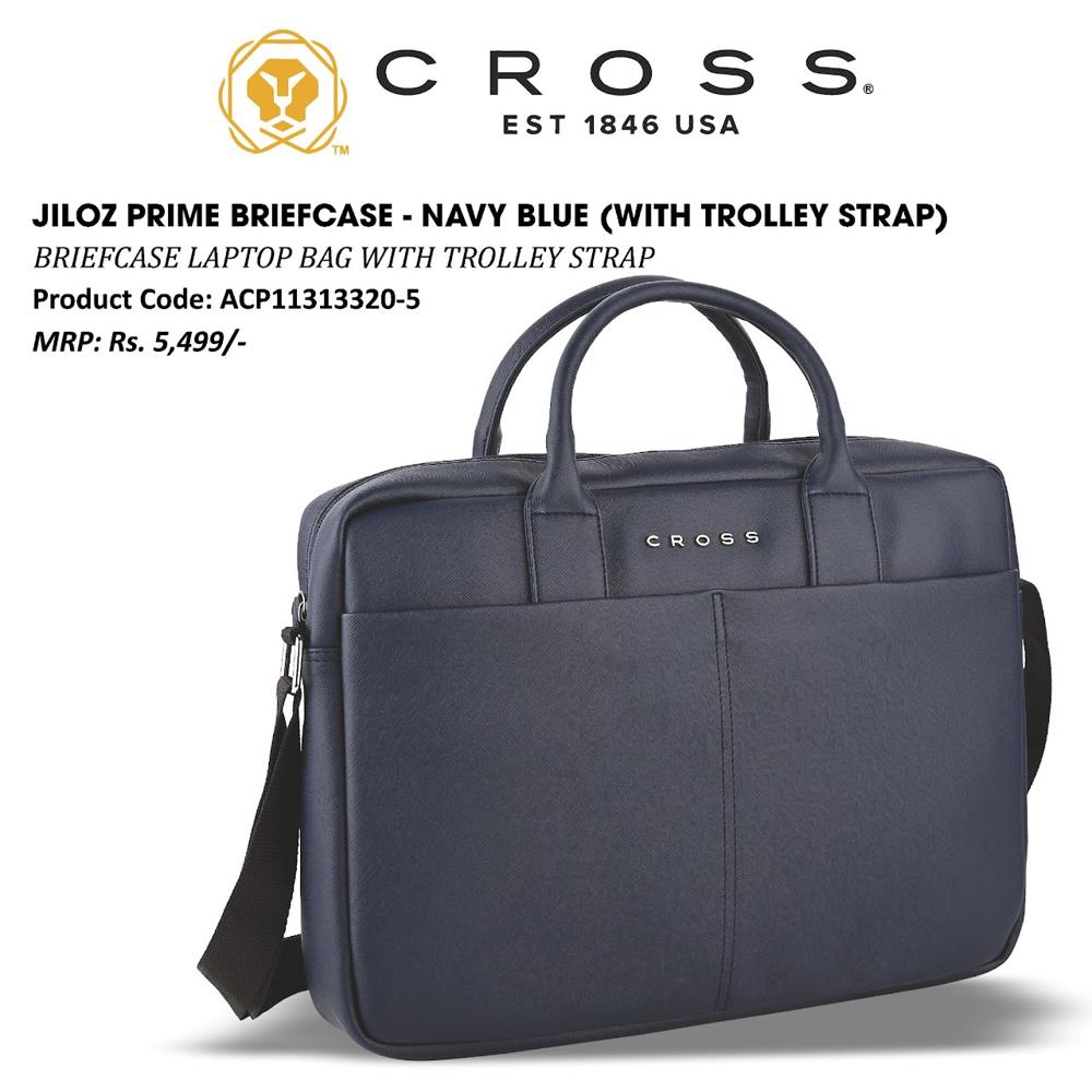 Cross Alfred 14" Briefcase Bag - Material: Leather