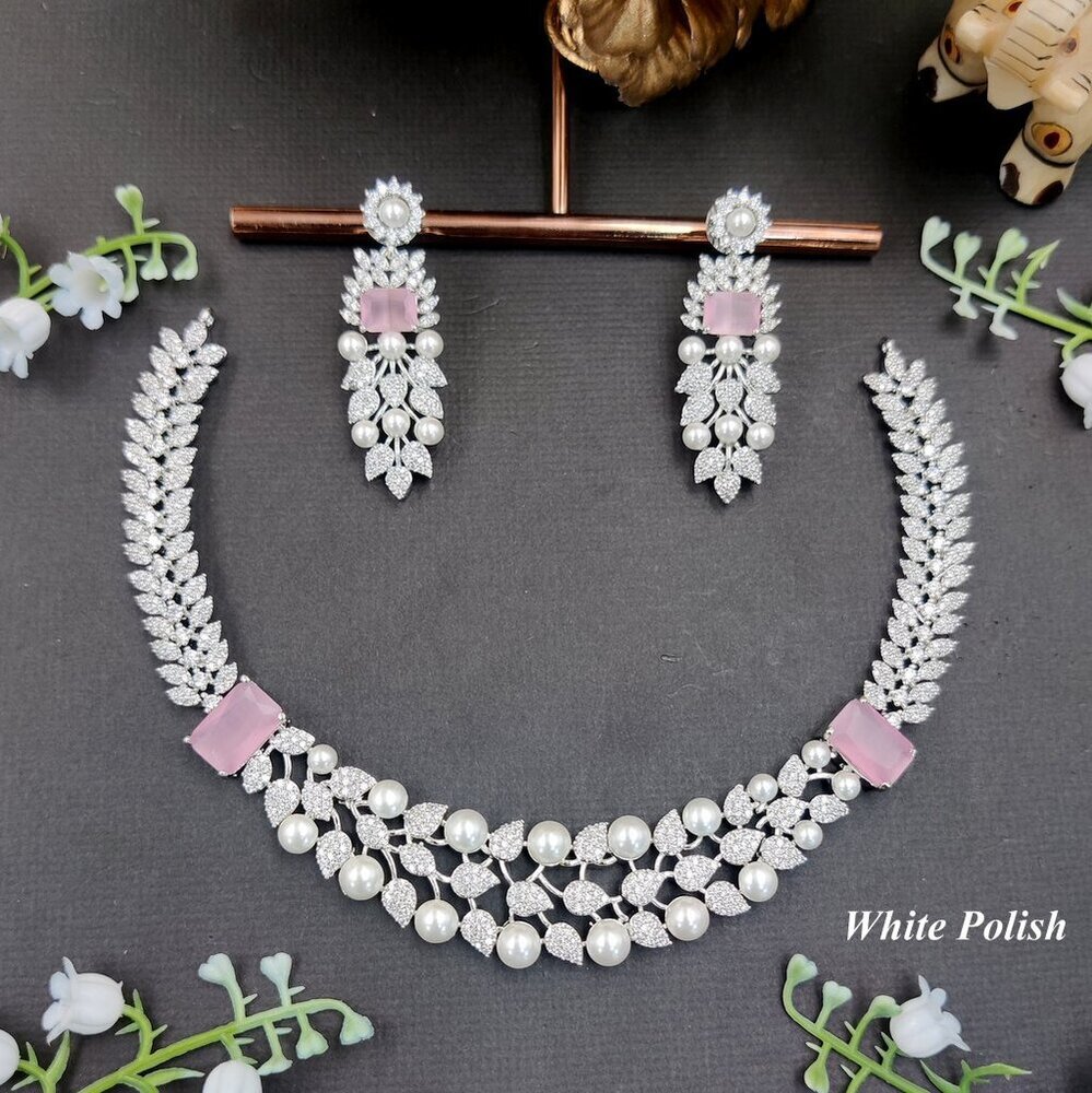 Timeless beauty AD Necklace Set
