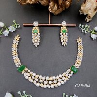 Timeless beauty AD Necklace Set