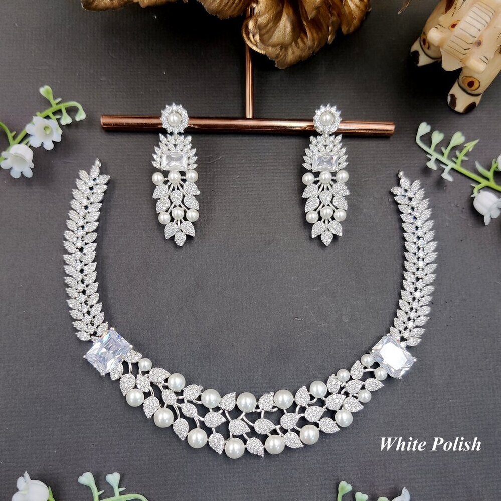 Timeless beauty AD Necklace Set