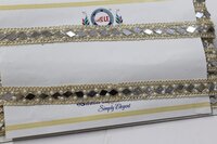 Golden Mirror Moti Lace