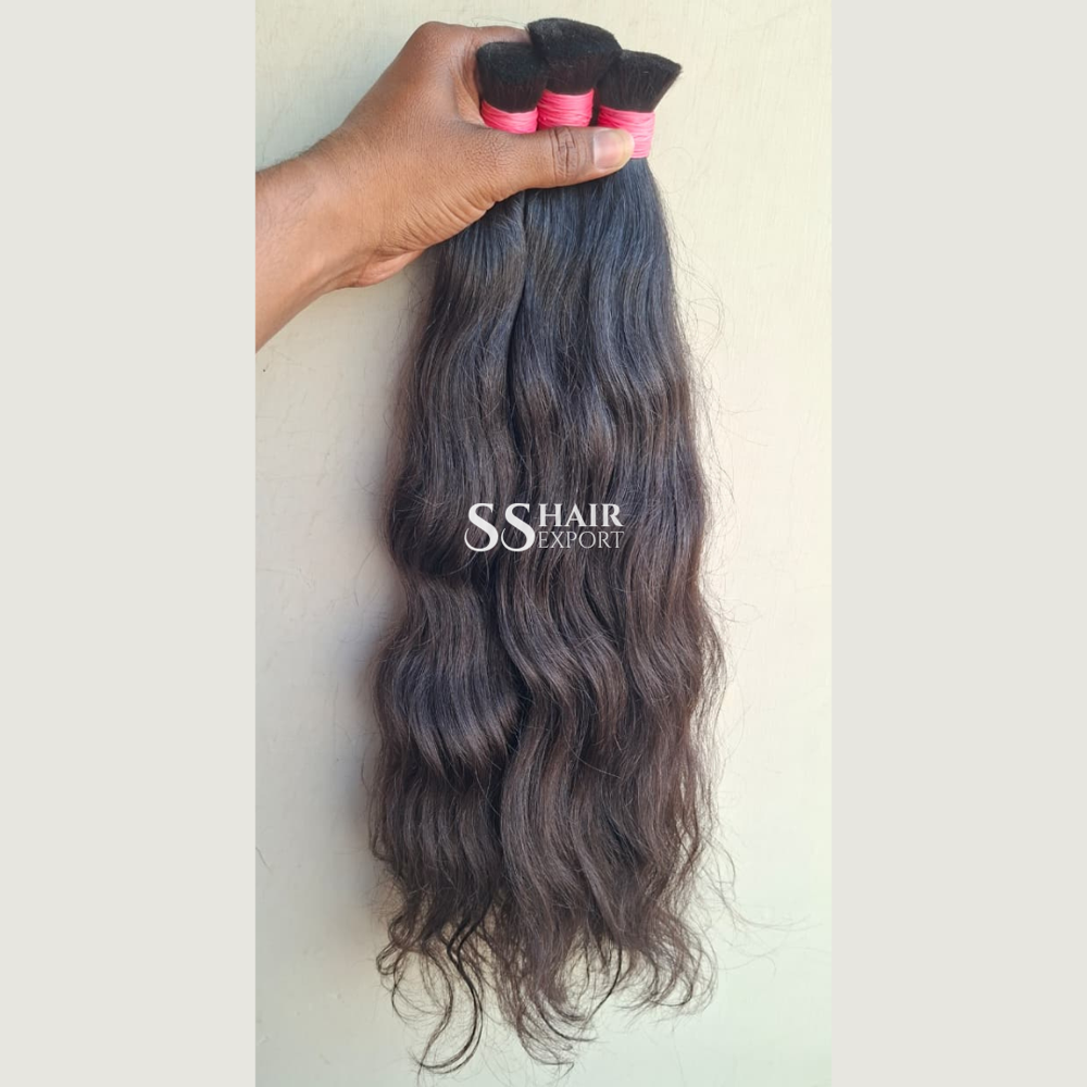 Bulk Human Braiding Hair Indian Natural Weaving Braids Exporter Supplier