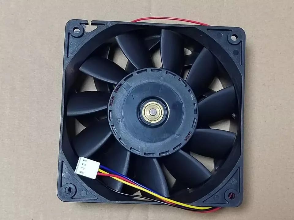 Nidec T12E48BS1M7-07 Axial Fan 48V-1.45A DC Brushless Air Cooling Fan 3500 RPM 120 * 120 * 38mm 4-Wire