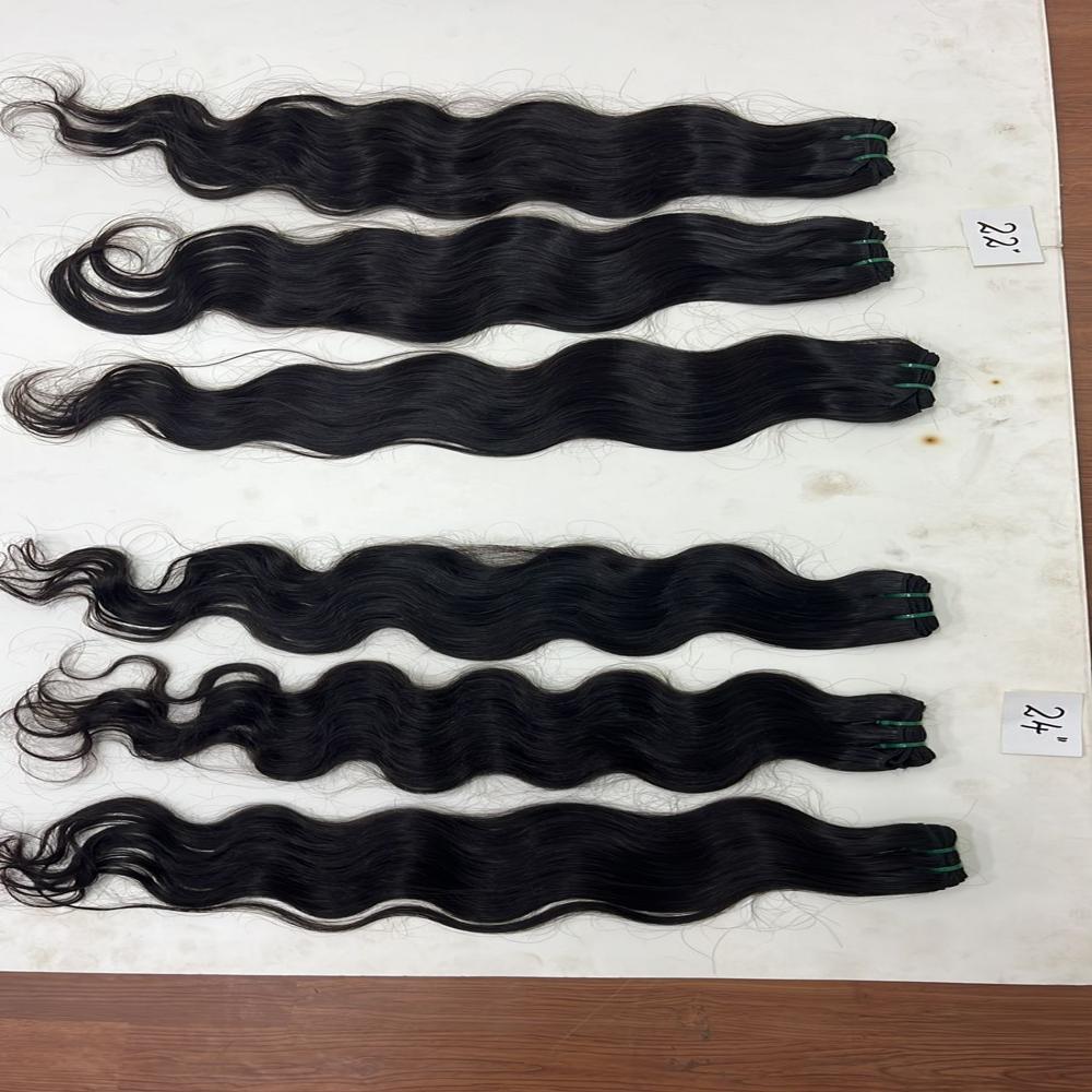 Steam Wavy Hair - Color: Black
