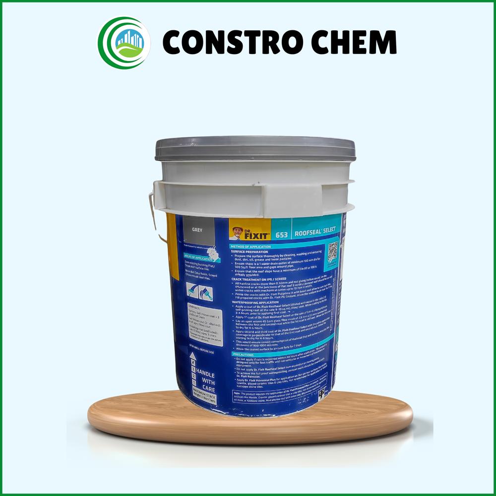 20 Ltr Dr. Fixit Roofseal Select Waterproofing Coating Chemical
