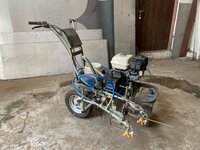 Cold paint road marking machine