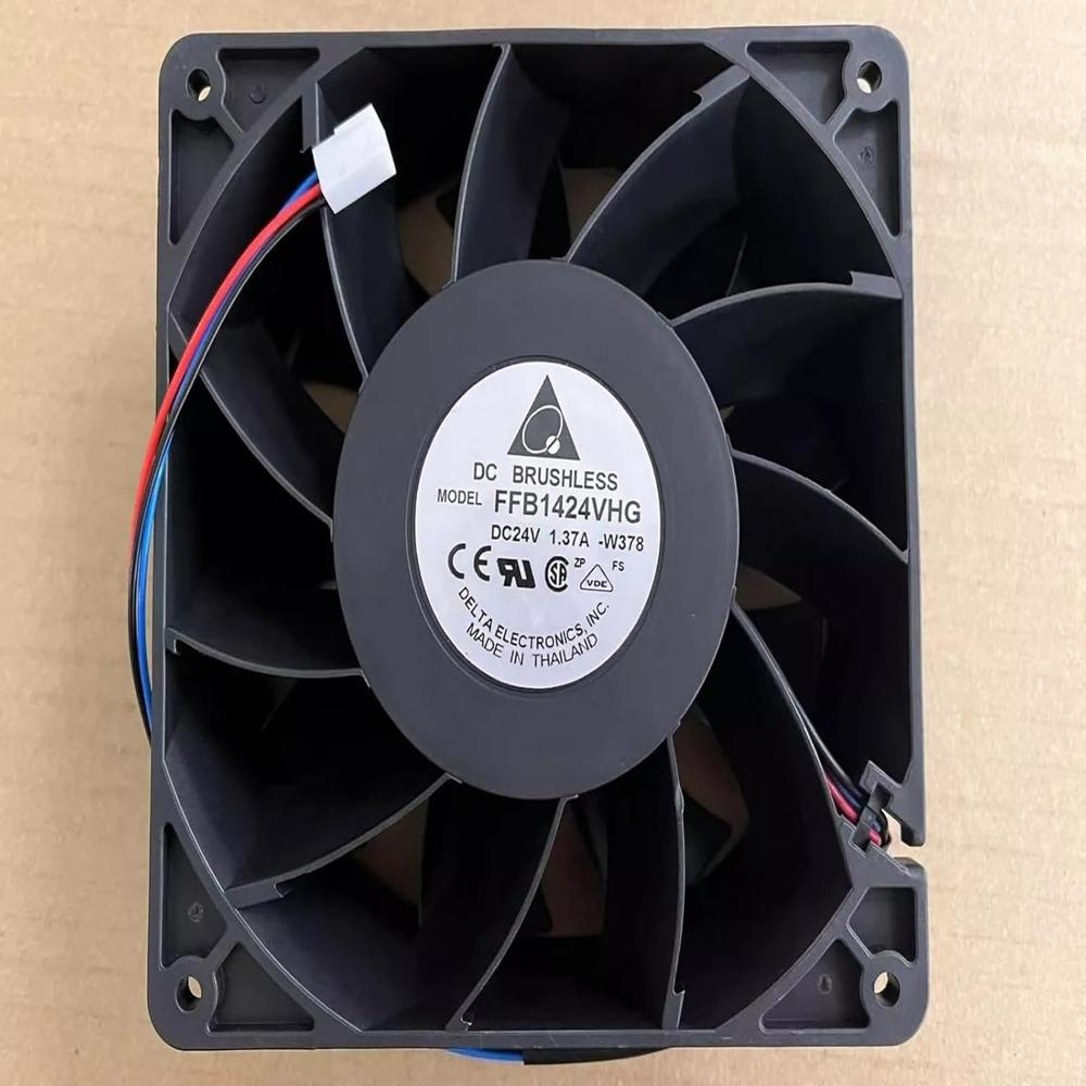 Delta FFB1424VHG Axial Fan 24V-1.37A DC Brushless Air Cooling Fan 3600 RPM 140 * 140 * 51mm 3Wire
