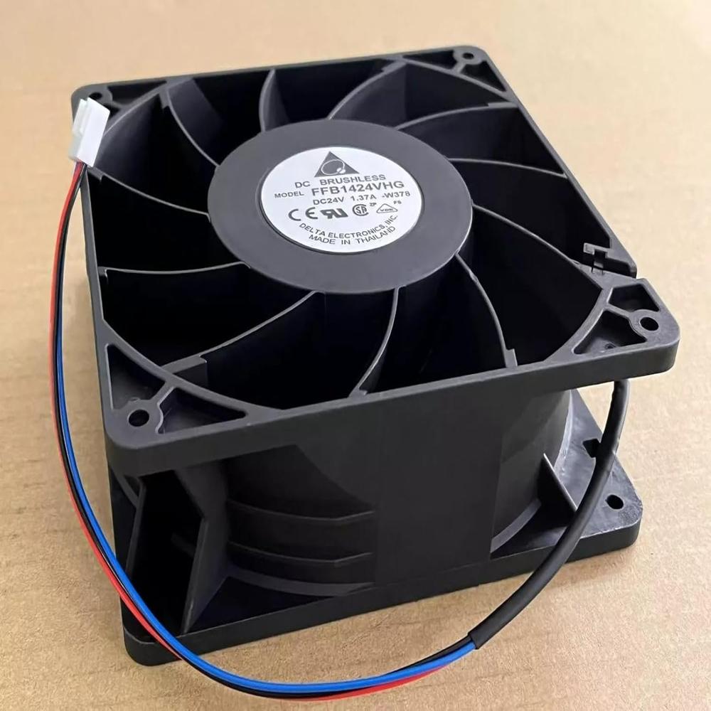 Delta FFB1424VHG Axial Fan 24V-1.37A DC Brushless Air Cooling Fan 3600 RPM 140 * 140 * 51mm 3Wire