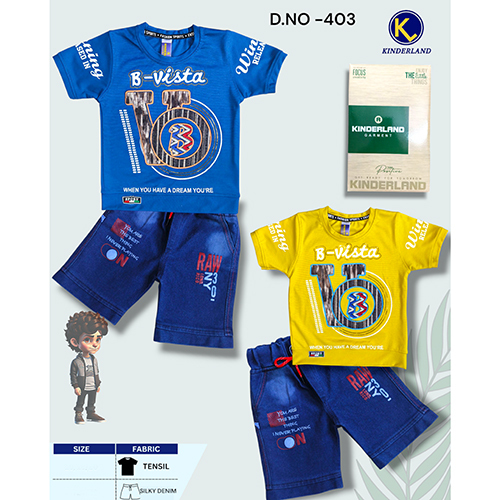 403 Tensil Half T-Shirt And Half Pant