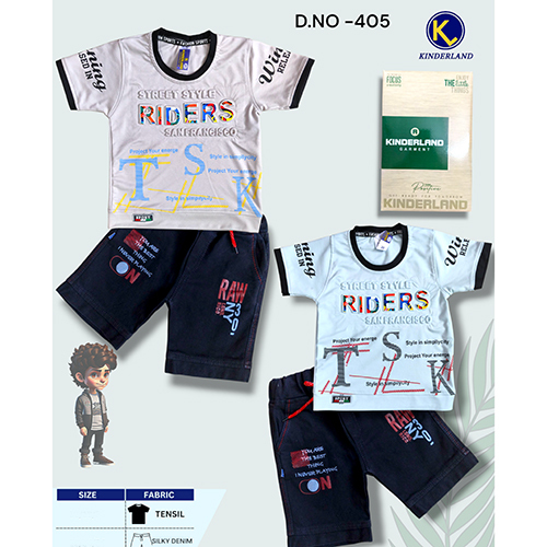 405 Tensil Half T-Shirt And Half Pant - Design: Trendy