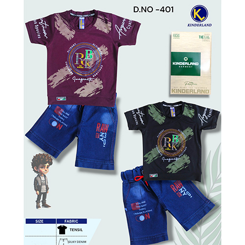 401 Tensil Half T-Shirt And Half Pant - Design: Trendy