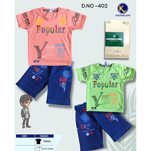 402 Tensil Half T-Shirt And Half Pant - Design: Trendy