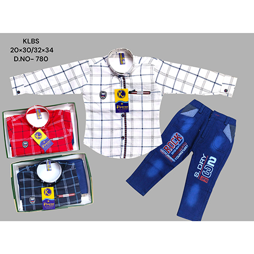 780 Premium Cotton Baba Suit Set - Color: Multicolor