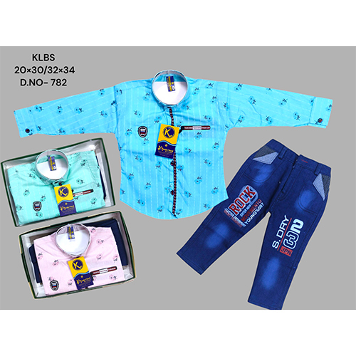 782 Premium Cotton Baba Suit Set - Age Group: Kids