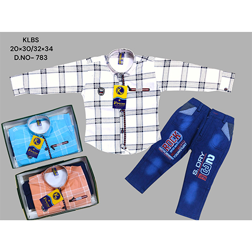 783 Premium Cotton Baba Suit Set - Age Group: Kids