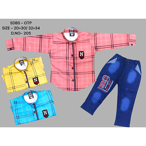 205 OTP Cotton Shirt And Dobby Strechable Pant