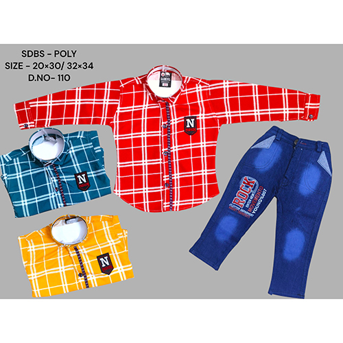 110 Poly Lafar Shirt And Dobby Strechable Pant