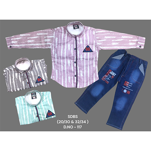 117 Poly Lafar Shirt And Dobby Strechable Pant