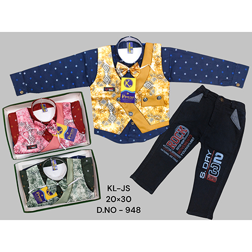 948 Premium Cotton 3 Piece Baba Suit