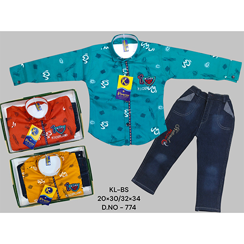 774 Premium Cotton 3 Piece Baba Suit - Age Group: Kids