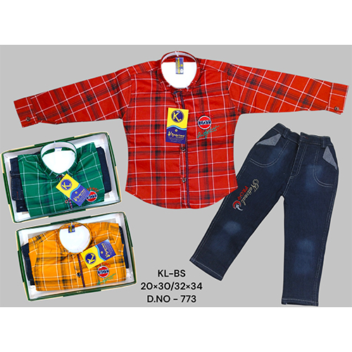 773 Premium Cotton 3 Piece Baba Suit - Age Group: Kids