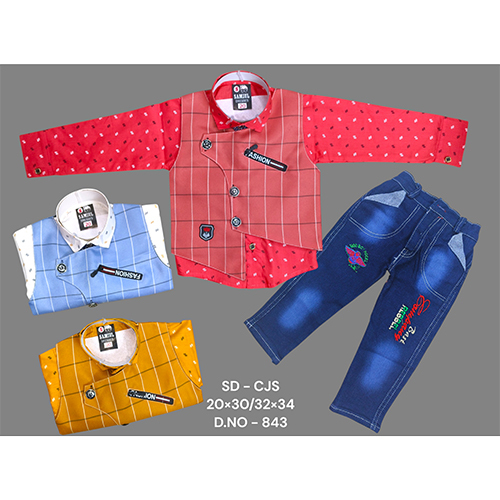 843 Premium Cotton 3 Piece Baba Suit