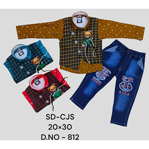 812 Premium Cotton 3 Piece Baba Suit Set