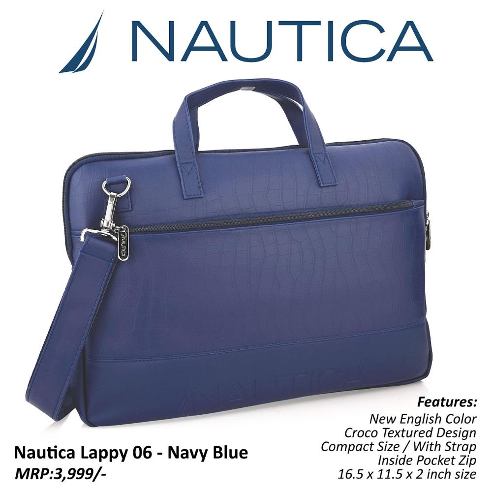 Premium Nautica Lappy Laptop Bag - Material: Leather