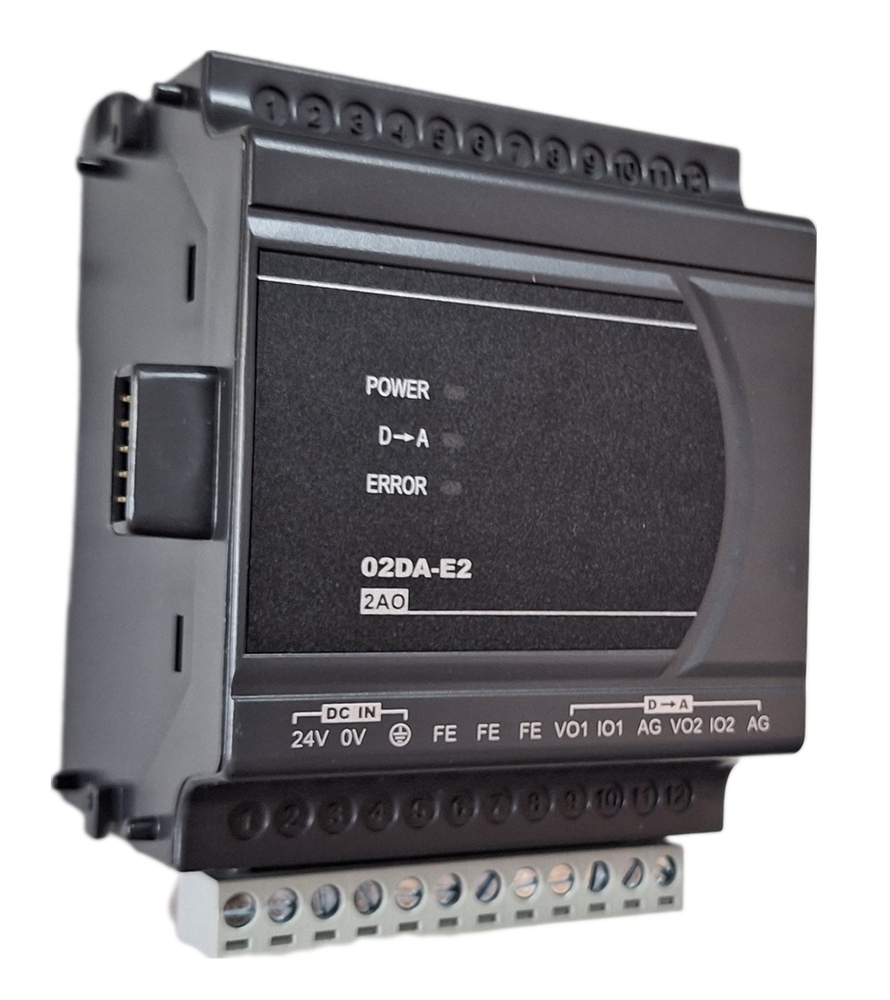 Delta Plc Dvp02da-s - Color: Black