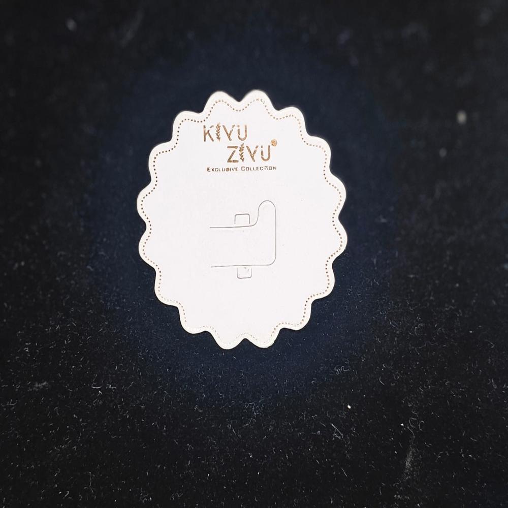 Jewellery Earring Card - Color: Orange And White