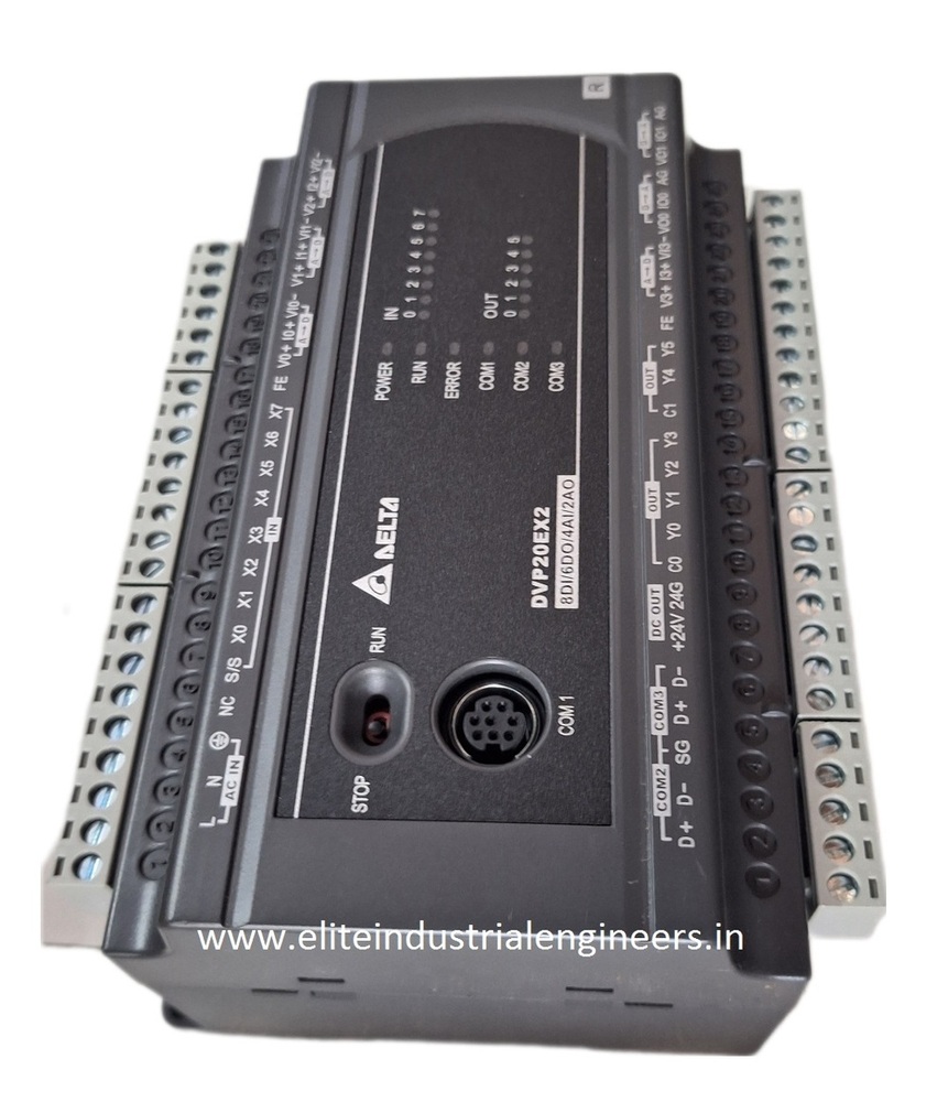 Delta Plc Dvp20ex200r - Color: Black