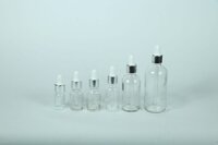 5-100ML CLEAR GLASS DROPPER BOTTLE