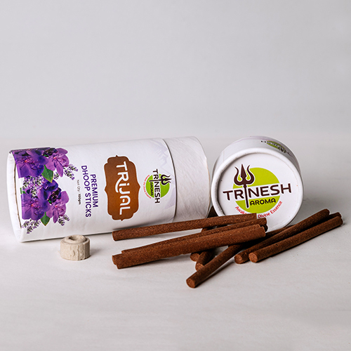 100g Trijal Premium Dhoop Sticks - Color: Brown