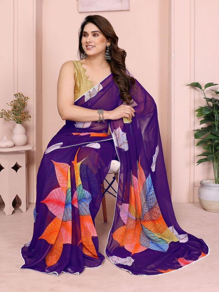 Georgette styalist saree