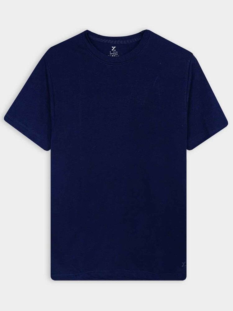Mens Crew Neck Navy T-Shirt