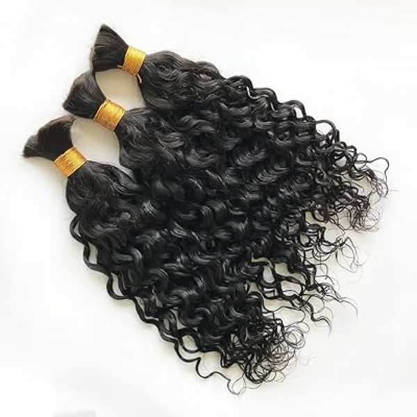100% Unprocessed Brazilian Remy Human Hair Bulk  Loose Deep Wave 12inch