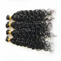 100% Unprocessed Brazilian Remy Human Hair Bulk  Loose Deep Wave 12inch